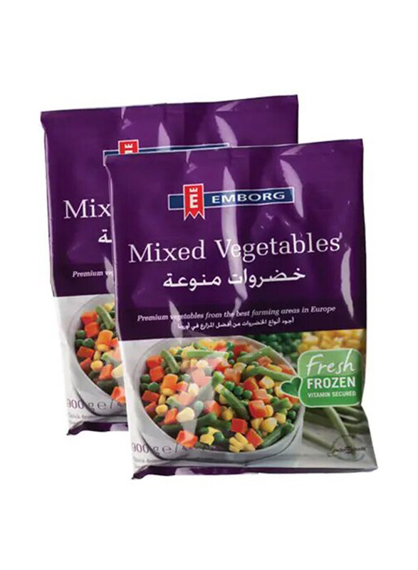 

Emborg Frozen Mixed Vegetables, 2 x 900g