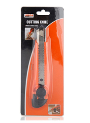 Mega Cutting Knife, Orange/Black, 19mm