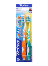 Trisa Pro-Clean Medium Toothbrush, 2 Pieces