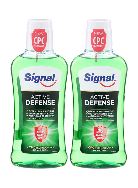 

Signal Active Defense Mouth Wash, 2x400ml