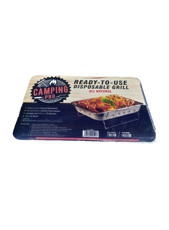 

Camping Pro Disposable Grill, BB321, One Size