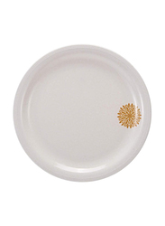 Servewell 19cm Melamine Side Plate, White/Gold