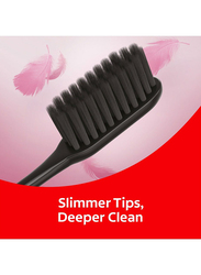 Colgate Slim Extra Soft Charcoal Toothbrush - Soft - 2 Pieces