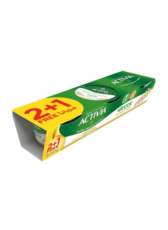 

Activia Cereal & Oats Greek Yoghurt, 3 x 150g
