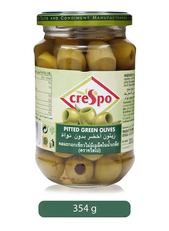 Crespo Pitted Green Olives - 333 g