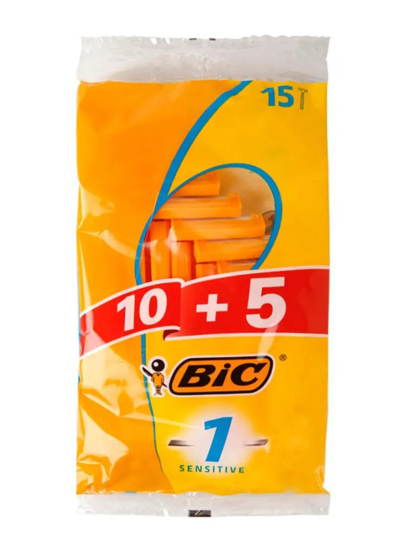 BIC Sensitive Disposable Razor Set - 15 Pieces