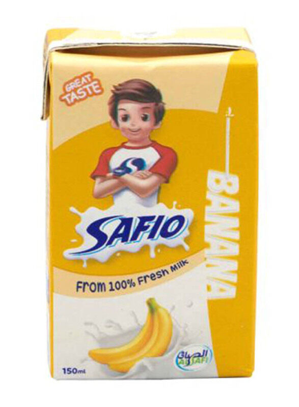 

Safio UHT Banana Flavoured Milk Drink, 150ml