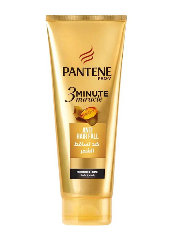 Pantene Pro-V 3 Minute Miracle Anti-Hair Fall Conditioner + Mask - 200 ml