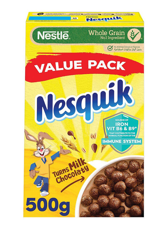 

Nestle Nesquik Chocolate Breakfast Cereal Pack, 500g