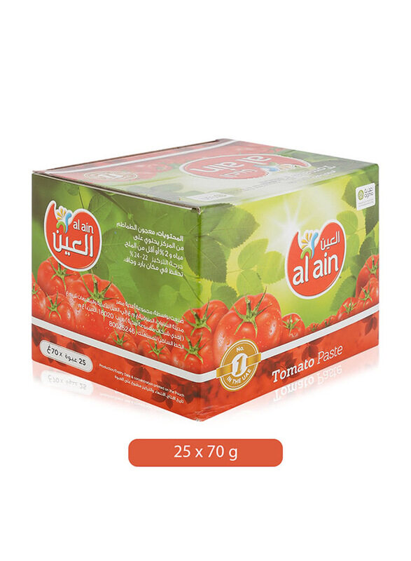 

Al Ain Tomato Paste - 25 x 70 g