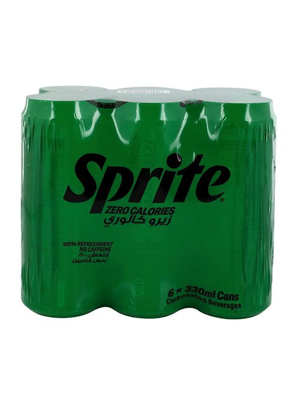 Sprite Lemon Lime No Sugar Soft Drink, 24 Pack x 330ml
