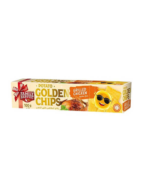 Golden Grilled Chicken Flavor Potato Chips, 100g