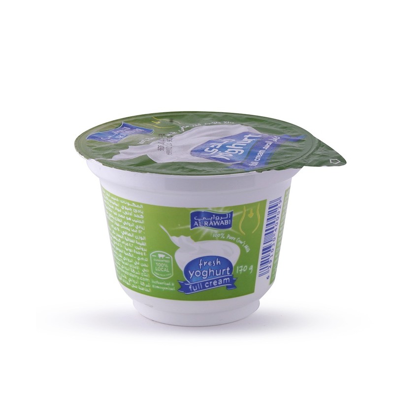 Al Rawabi Full Cream Yoghurt 170 grams