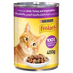 Friskies In Gravy With Lamb, Turkey and Vegetables - 400gm