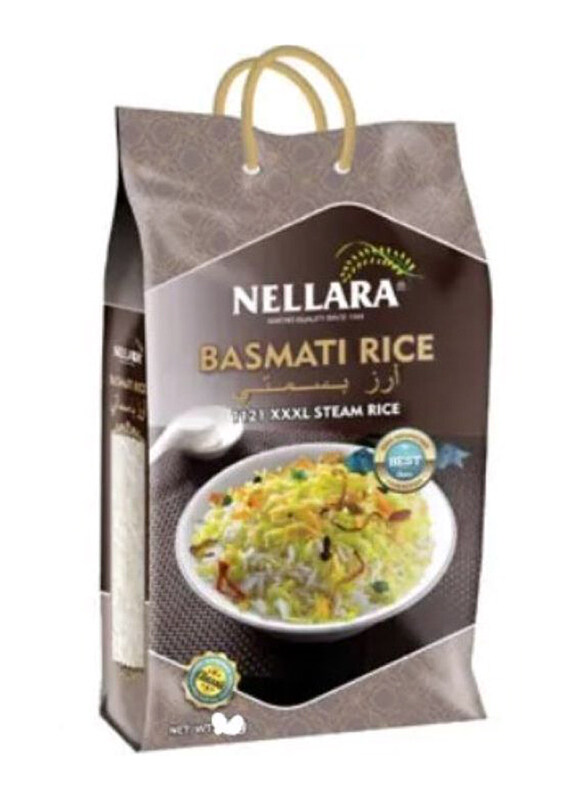 

Nellara 1121 XXXL Steam Basmati Rice, 10 Kg
