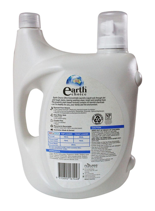 Earth Choice Top & Front Load Ultra Concentrated Laundry Liquid, 4 Liters