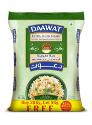 Dawat Extra Long Indian Basmati Rice, 25 Kg