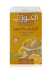 Alokozay Heat Seal Sachets Ginger Lemon Tea Bags - 25 Bags