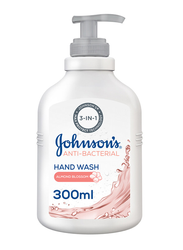 

Johnson's Almond Blossom 3 in 1 Hand Wash Anti-Bacterial, 300 ml