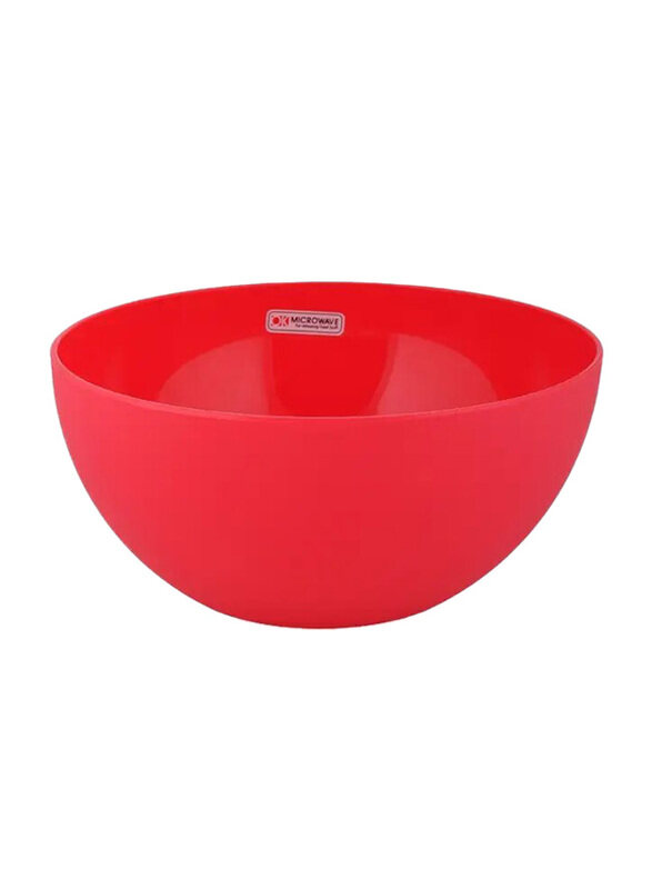 

Lion Star 1500ml Plastic Round Bowl, Red