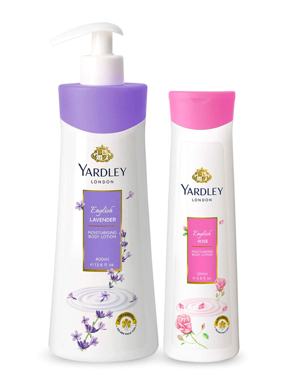 

Yardley Assorted Body Lotion, 400ml +200ml