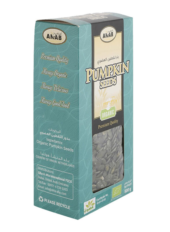 

Anab Organic Pumpkin Seeds, 1 Piece x 500g