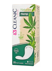 Cleanic Naturals Hemp Pantyliners, 20 Pieces