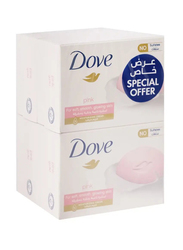 Dove Rose Soap Bar, 4 x 160g