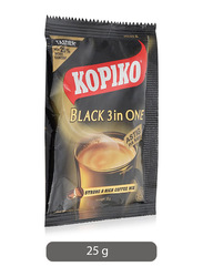 Kopiko Black 3-in-1 Strong & Rich Coffee Mix, 25g