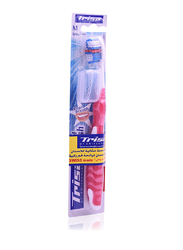 Trisa Cool & Fresh Toothbrush, Red/White, Medium