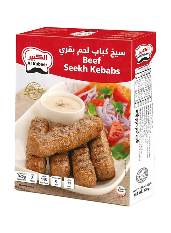 

Al Kabeer Beef Seekh Kebabs, 320g