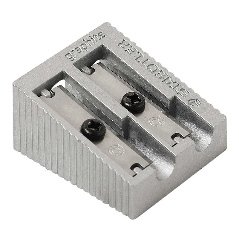 

Staedtler StaEDT Perfumeler Double Hole Metal Sharpener, Silver