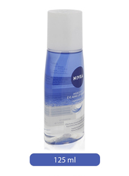 Nivea Double Effect Eye Makeup Remover, 125ml, Blue