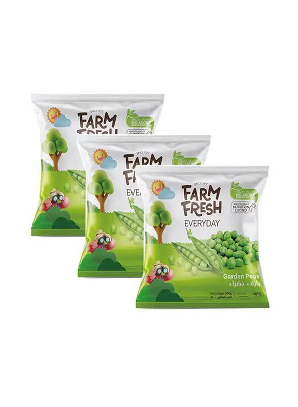 

Farm Fresh Garden Peas, 3 x 400g