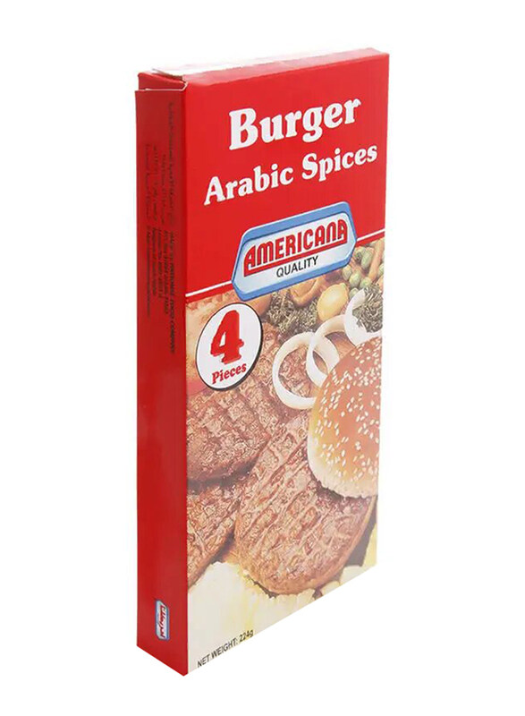 

Americana Arabic Spices Flavored Beef Burger, 4 Pieces, 224g