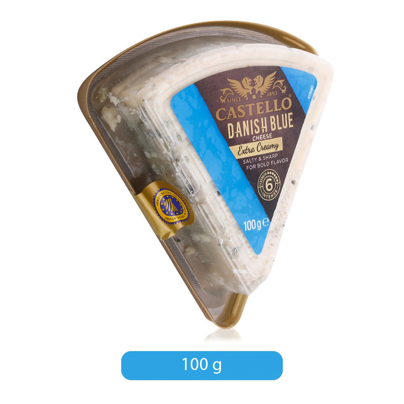 Castello Danish Blue Extra Creamy Cheese, 100 g