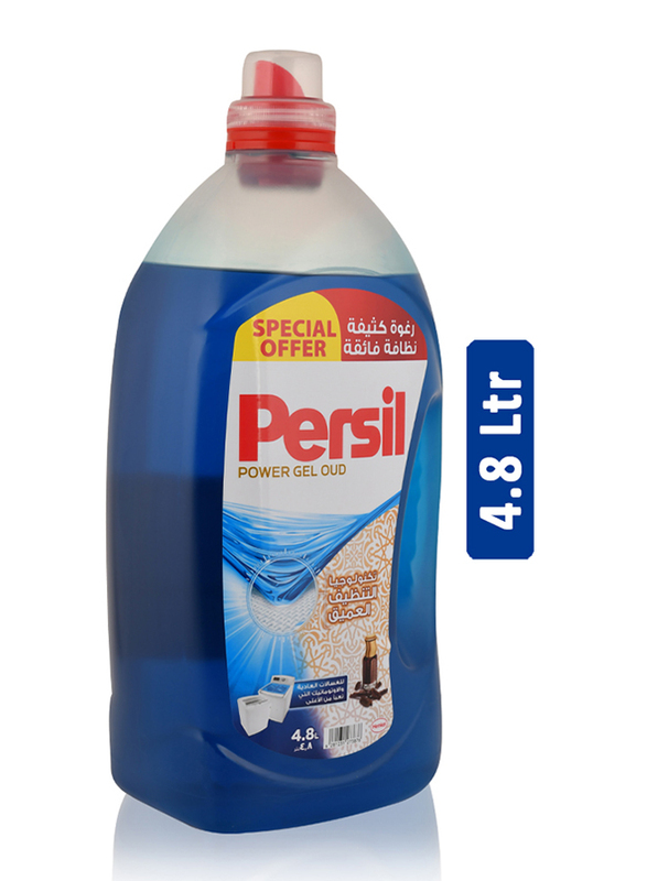 Persil Oudh Power Gel Liquid Detergent, 4.8 Liters