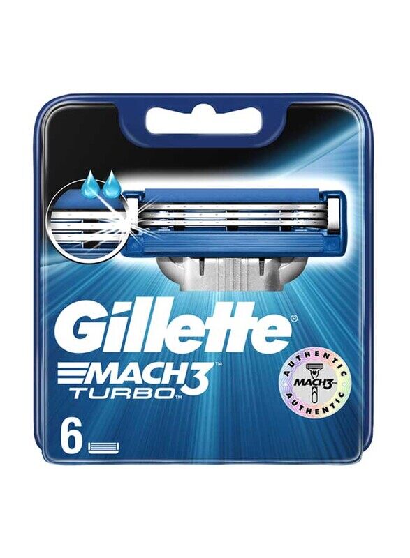 

Gillette Mach3 Turbo 3D Blades, 6 Pieces
