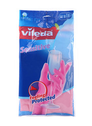 Vileda Latex Sensitive Household Gloves, Medium, 1 Pair