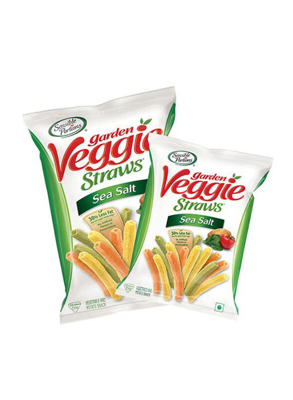 

Sensible Portions Garden Veg Straws Sea Salt, 1 x 120g + 1 x 30g