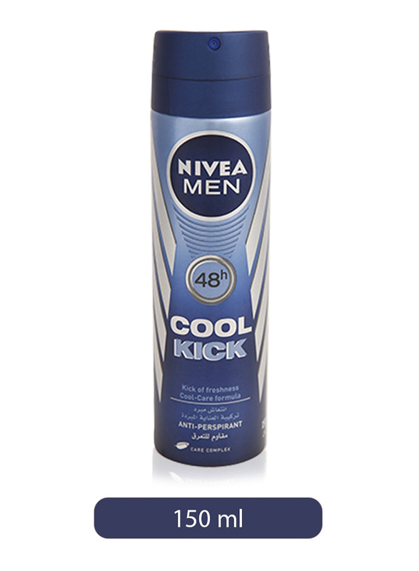 Nivea Men Cool Kick Anti-Perspirant Deodorant Spray, 150ml