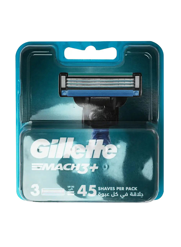 Gillette Mach3 + Razors 3 In 1 Refill, One Size