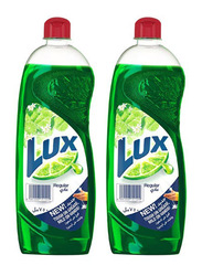 Lux Regular Dishwashing Liquid Value Pack, 2 x 725ml