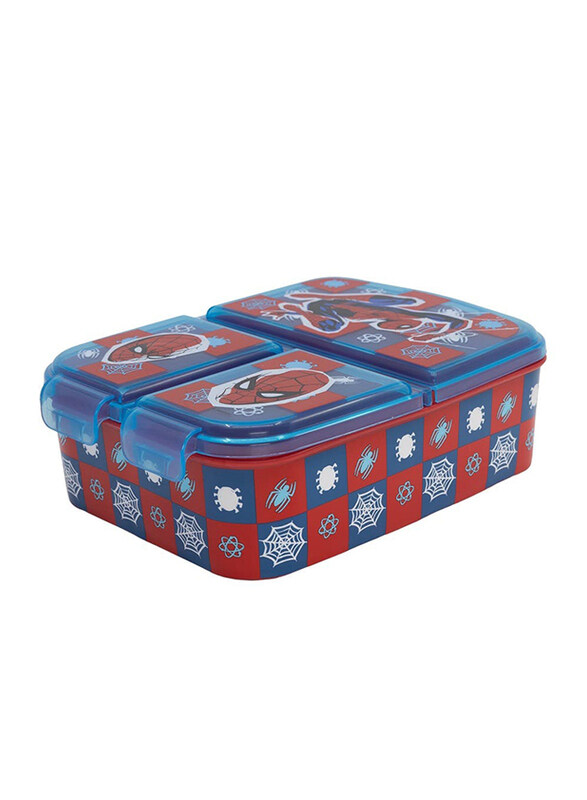 

Stor Spiderman Multi Sandwich Lunch Box, Multicolour