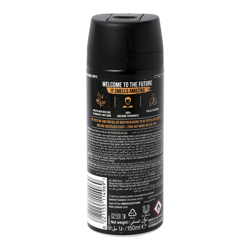 AXE Dark Temptation Deodorant Body Spray, 150ml