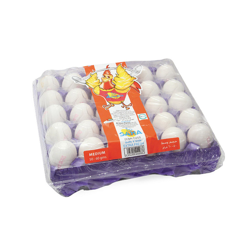Saha Fresh Eggs White Medium 30's