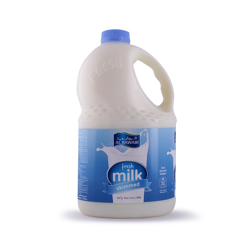 Al Rawabi Milk Skimmed 2Liters