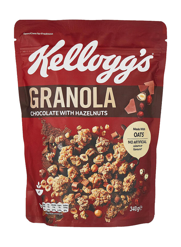 

Kellogg's Granola Chocolate with Hazelnuts, 340g