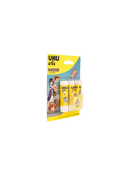 UHU Glue Stick Pack, 3 x 8.2 g