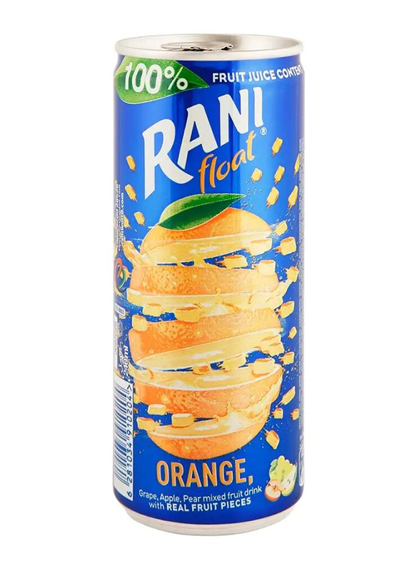 Rani Float Orange Fruit Drink with Real Fruit, 6 x 240ml